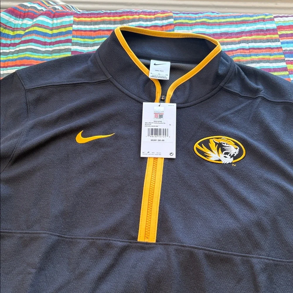 Sale $16 Nike Black Pullover Missouri Tigers victory (size extra large)NWT - Picture 2 of 14